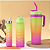 Kit 3 Garrafas Academia Esportiva Squeeze Coloridas 1200ml - Imagem 7