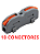 10 Conector Emenda Isolante Derivação Sem Solda 1x1 Vias - Imagem 1