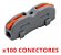 100 Conector Emenda Isolante Derivação Sem Solda 1x1 Vias - Imagem 3