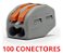 100 Conector Emenda Isolante Derivação Sem Solda 2 Vias - Imagem 3