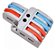 10 Conector Emenda Isolante Derivação Sem Solda 2x4 Vias - Imagem 3