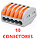 Kit 10 Conector Emenda Isolante Derivação Sem Solda 5 Vias - Imagem 1