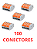 100 Conector Emenda Isolante Derivação Sem Solda 5 Vias - Imagem 1
