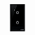 Interruptor Inteligente Wireless 2 Botões Touch Alexa Preto - Imagem 1