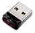 Mini Pendrive Sandisk Cruzer Fit 16gb 2.0 Preto - Imagem 2
