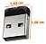 Mini Pendrive Sandisk Cruzer Fit 16gb 2.0 Preto - Imagem 6