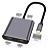 Adaptador Usb C Para Hdmi Thunderbolt  Dois Monitores 4k Hd - Imagem 9