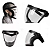 Máscara Protetor Facial Anatômico Transparente Multifunção - Imagem 1