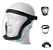 Máscara Protetor Facial Anatômico Transparente Multifunção - Imagem 8