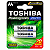 Cartela C/ 2 Pilha Recarregáveis Aa 2600mah Toshiba 1.2v - Imagem 1