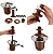 Cascata Fonte De Chocolate Maquina Mini Fondue Festa Buffet - Imagem 3