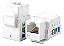 Conector Rj45 Utp Femea Cat6 Branco Keystone - Imagem 1