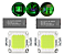 2 Chip Led Verde 50w Reposição Refletor +2 Driver Reator 50w - Imagem 1