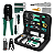 Kit Ferramentas Rede Com Crimpador Testador 10 Peças - Imagem 1