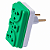 Adaptador Todas Tomadas Padrão Novo Antigo Benjamin Triplo - Imagem 7