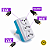 Adaptador Todas Tomadas Padrão Novo Antigo Benjamin Triplo - Imagem 10