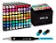 Kit De Canetinhas Marcador 48 Cores Permanente Ponta Dupla Multicolorido - Imagem 7