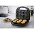 Mini Maquina Grill Sanduicheira Waffle Nozes 6 Em 1 - 110v - Imagem 7
