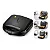 Mini Maquina Grill Sanduicheira Waffle Nozes 6 Em 1 - 110v - Imagem 3