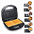 Mini Maquina Grill Sanduicheira Waffle Nozes 6 Em 1 - 110v - Imagem 7