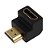 Adaptador Hdmi 90 Graus Em L Macho X Fêmea 1.4 P/ Tv Parede - Imagem 2