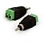 Conector Rca Macho Com Borne P/ Cftv Audio Video - Imagem 1