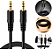 Cabo De Audio Stereo P2 X P2 Conector 3.5mm 3 Metros - Imagem 1