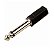 Plug Adaptador De Áudio P10 Macho Para P2 Fêmea - Imagem 1