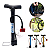 Bomba Para Encher Pneu Bike Bicicleta Bola Boia Vertical - Imagem 1