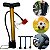 Bomba Para Encher Pneu Bike Bicicleta Bola Boia Vertical - Imagem 2