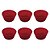 Forma Cupcake de Silicone Redonda com 6 peças Yazi - Imagem 2