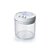 Pote Hermetico Crystal Redondo 900ml Injeplastec - Imagem 2