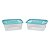 Conjunto com 2 potes 750ml retangulares - Belo Horizonte Jaguar - Imagem 1