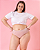 Kit 5 Calcinhas De Algodão Fio Duplo Lateral Dupla Plus Size Laura - 78 - Imagem 2