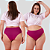 Calcinha De Algodão Tanga Alta Plus Size - 40 - Imagem 3