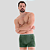 Cueca Boxer Jacquard quadriculado Sem Costura ZR0100-001-1808 - Imagem 2