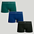 Kit 3 Cueca Boxer Infantil Sem Costura Sortido  ZR1800-004-1845 - Imagem 1