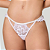 Calcinha Tanga em Renda e Tule Noivas  601050 - Imagem 1
