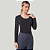 Blusa Loba Decot. Red. e Manga Longa 45184 - Imagem 1