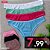Kit Semaninha 7 Calcinhas de Algodão Tanga Biquini K7-26 - Imagem 1