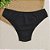 Calcinha de Algodão Tanga Leticia Preto 01-PR - Imagem 1