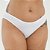 Calcinha de Algodão Tanga Delicatta Branco 02BR - Imagem 3