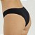 Calcinha de Algodão Tanga Delicatta Preto 02-PR - Imagem 2