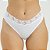 Calcinha de Algodão Tanga Renda Isabela Branco 25-BR - Imagem 1