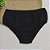 Calcinha De Algodão Tanga Alta Leticia Preto 14PR - Imagem 1