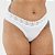 Calcinha de Algodão Fio Dental Romance Branco 28BR - Imagem 3