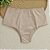 Calcinha de algodão Tanga Lateral e Frente Dupla Emily Chocolate 43CH - Imagem 1