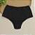 Calcinha de algodão Tanga Lateral e Frente Dupla Emily Preto 43PR - Imagem 1