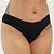 Calcinha De Algodão Tanga Alta Mari Preto 53PR - Imagem 3