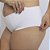 Calcinha de Algodão Tanga Lateral e Frente Dupla Plus Emily Branco 54-BR - Imagem 4